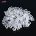 thumbnail image 2 of Summer Savings! Gspmoly Tattoo Machine, 100Pcs Plastic Pigment Cups Caps Ink Permanent Makeup Supplies Tattoo Ink, 2 of 7