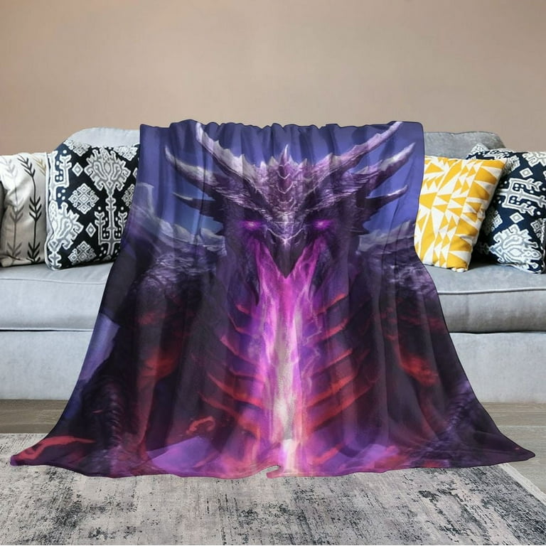 Purple dragon blanket sale