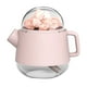 thumbnail image 1 of Humidificadores de piedra de sal de 360 ml con forma de tetera difusor de aceite esencial silencioso inalámbrico para el hogar dormitorio regalo rosa, 1 of 5