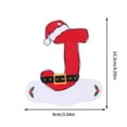 thumbnail image 2 of Zmeidao Christmas 26 Letters Decorations, Personalized DIY Hanging Christmas Ornaments Christmas Decoration Xmas Tree Hanging Decor, J, 2 of 3