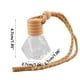 thumbnail image 3 of 8ML Diamond-shaped Perfume Bottle Car Perfume Bottle Pendant Transparent Glass Empty Bottle Perfume Bottle Car Pendant, 3 of 9