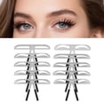 thumbnail image 4 of Stainless Steel Eyebrow Tweezers Precision Hair Removal Tool Portable Beauty Grooming Tweezers for Eyebrow Facial Hair, 4 of 7