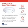 thumbnail image 2 of Juno Lighting JSBT 6IN 27K 90CRI WL MW Contractor Select Jsbt 8" Wide 2700K Integrated Led, 2 of 7