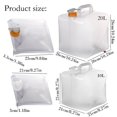 thumbnail image 3 of Ngxiha Camping Water Storage Cubes Jug Water Container with Spigot Foldable Outdoor, 3 of 9