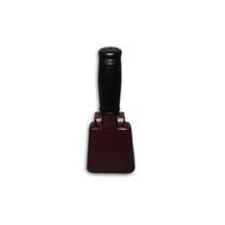 6 Inch COWBELL With Handle Maroon with Black Handle