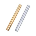 thumbnail image 2 of 2pcs 3ml Aluminum Tube Lip Gloss Pens Empty Nail Polish Applicators Cosmetic Container (Golden+Silver), 2 of 7