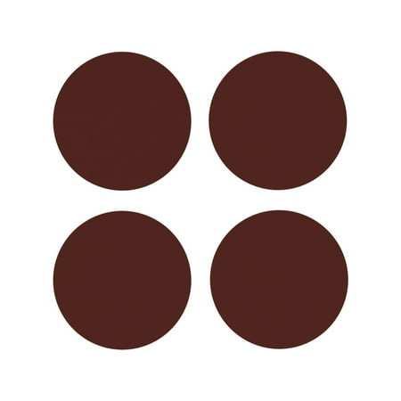 

Tideii Brown for Leather Coasters 4 Pieces Anti-fouling and Anti-scalding Decorative Coasters Suitable for Restaurants Kitchens Coffee Shops-Round Shape