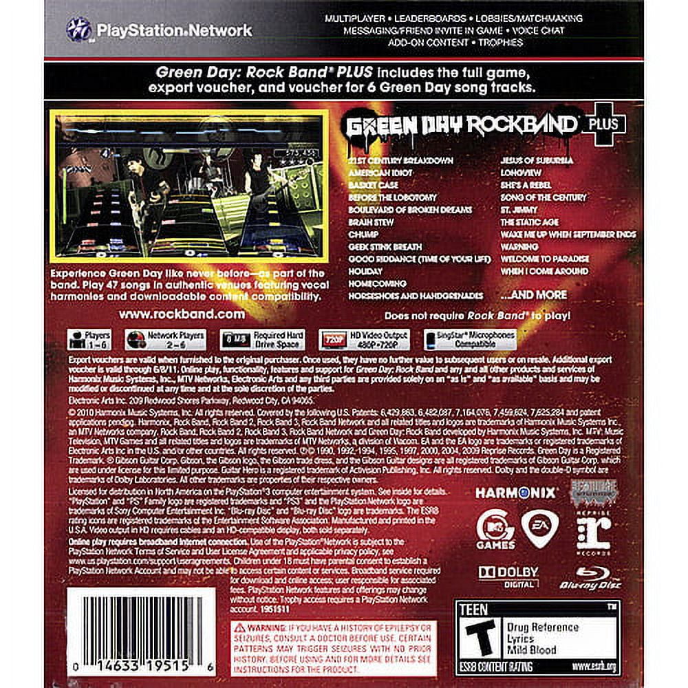 Green Day: Rock Band Plus for Xbox360