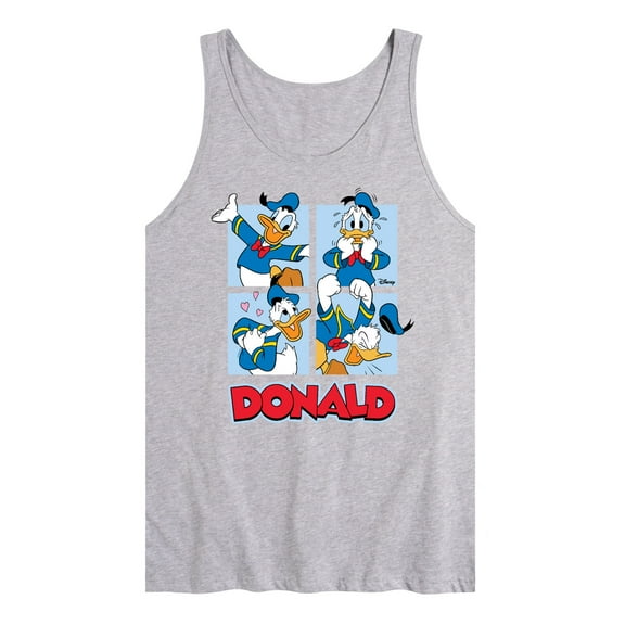 Mickey & Friends - Donald Duck Grid - Men's Short Sleeve Graphic T-Shirt