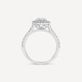thumbnail image 3 of Nerra Jewel 14K White Gold Plated Ring - 1.8 Ct Oval Cut Lab Created Diamond Solitaire Ring for Women's - Solitaire Engagement Wedding Fine Ring - Simple Engagement Wedding Solitaire Ring for Women's, 3 of 3