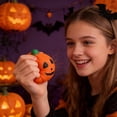 thumbnail image 5 of Halloween Pumpkin Squeeze Toys, Slow Rise Glitter Dumpling Squishies, Cute Pumpkins Stress Ball Gifts for Adults Anxiety Relief Office, Purple, 5 of 6