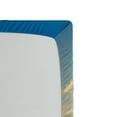 thumbnail image 2 of Ambesonne Nautical Fitted Sheet, Yacht on Rocks Harbor, Queen Size, Blue Brown, 2 of 2