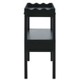 thumbnail image 5 of Safavieh Darlyn Traditional Wood End Table, Matte Black, 5 of 12