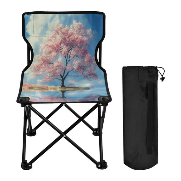 BZSMCE Camping Chairs Modern Skyward Journey Pattern Folding chair