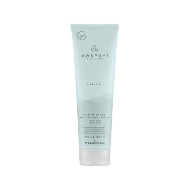Awapuhi Wild Ginger de Paul Mitchell Cream Rinse, Acondicionador en Crema, Desenreda + Repara, Para Cabello Seco, Dañado + Teñido, 250 ml