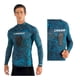 thumbnail image 4 of Playera para Caballero Cressi Rashguard Hunter Manga Larga Talla XXL Azul, 4 of 4