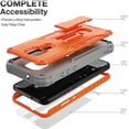 thumbnail image 4 of FITO For Moto G Play 2021 Case, Phone Case with Screen Protector and Kickstand (Orange), 4 of 6