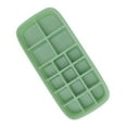 thumbnail image 4 of Bandeja para cubitos de hielo Oficina Hogar Fabricación de hielo de gran capacidad Molde para bandeja de hielo de silicona suave y reutilizable para bebidas Vino verde, 4 of 5
