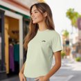 thumbnail image 4 of Dalix Salty Everyday Tee Lightweight Short Sleeve Summer Shirt Womens in Cucumber XS X-Small, 4 of 5