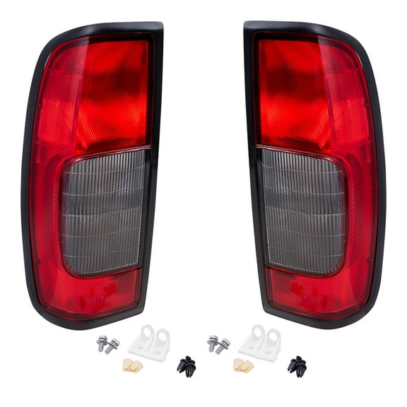 Brock Tail Light for 2000-2004 Frontier Smoke Reverse Lens Set 265597B425