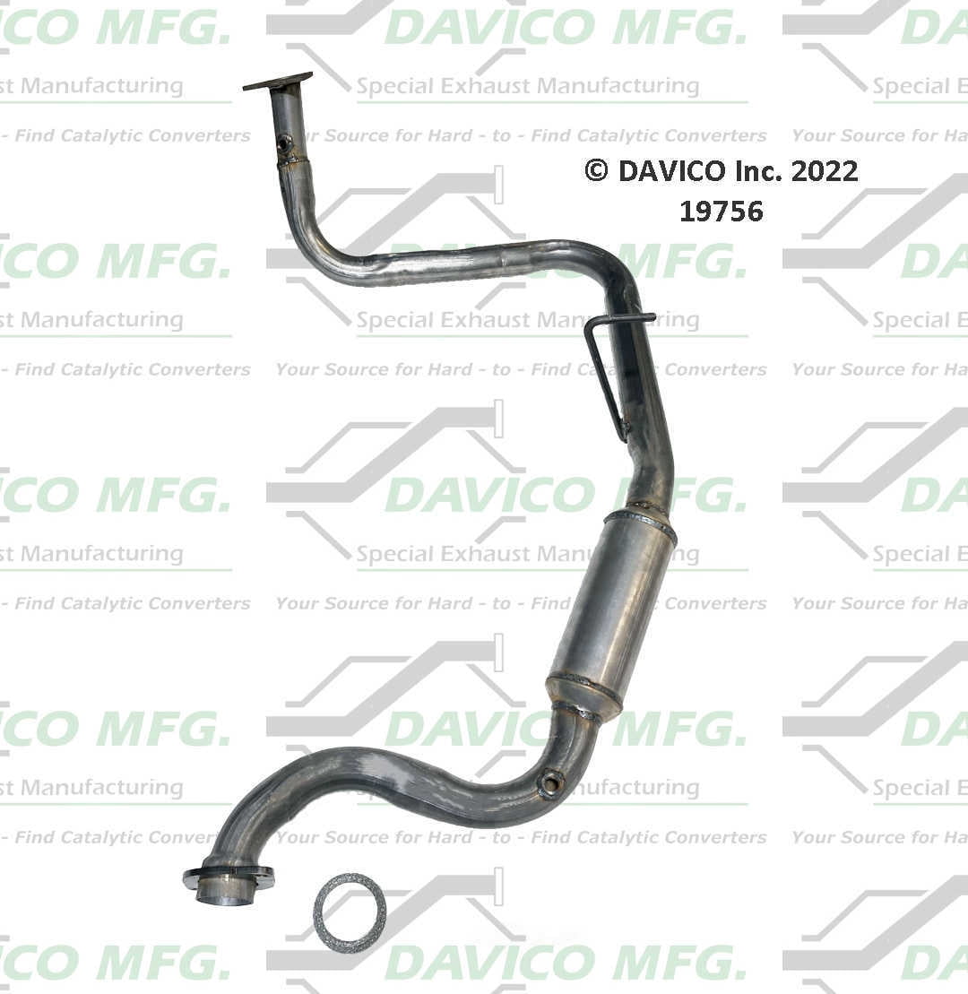 Davico Mfg 19756 Direct-Fit Catalytic Converter