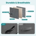 thumbnail image 4 of Nightstand with 2 Fabric Drawers, Small Dresser End Table for Bedroom, Closet, Dorm, Bedside Storage Organizer, Gray, 4 of 8