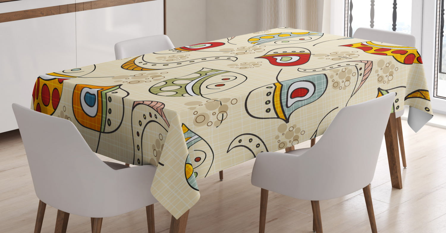 modern tablecloth