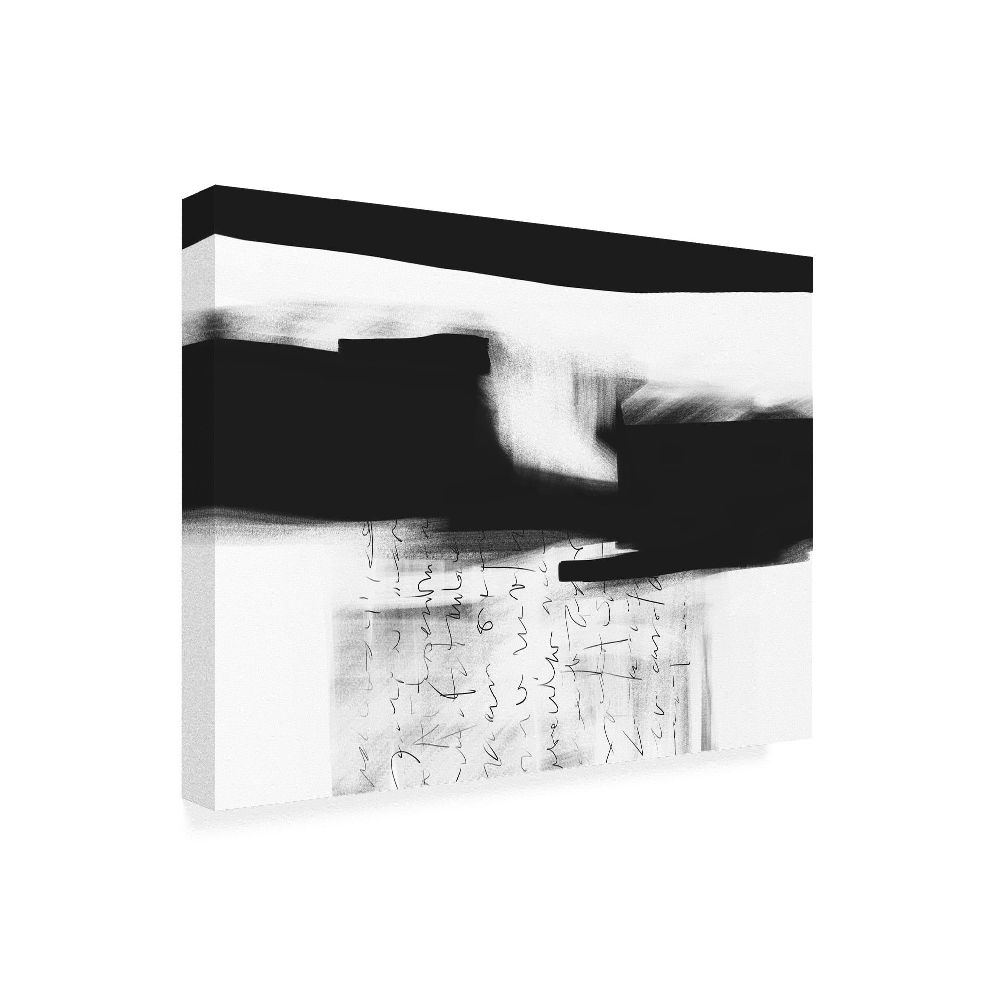 Trademark Fine Art 'Letter No. 4' Canvas Art by Simona Goca