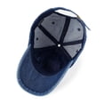 thumbnail image 6 of Lumtrix Vintage Distressed Denim Hat for Men and Women Light Ripped Baseball Caps Adjustable Dad Hats Blue One Size, 6 of 6