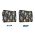 thumbnail image 7 of FORMRS 13-13.3 inch Laptop Sleeve Case Soft Carrying Quilted Computer Bag Cover, Peacock Feathers Pattern, 7 of 7
