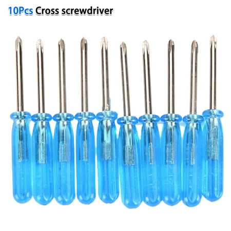 

10 Pcs 2.0mm Small Screwdriver Slotted Cross Screwdriver Repair for Small Items