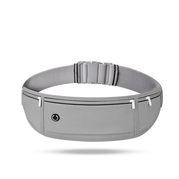 ENQIZ Ultra Slim Running Belt - 20.08×4.33in Waist Pack for Men Women, Waterproof Lycra Phone Holder with Headphone Hole for Jogging, Hiking, Workout (Fits All Phones)