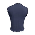 thumbnail image 5 of XIAONA Casual Tank Tops For Women Summer Sleeveless Solid Color Crew Neck Racerback Flounce Standard Straps Comfortable Breathable Soft Fashion Sexy Daily Basic Tops For Female,L, 5 of 5