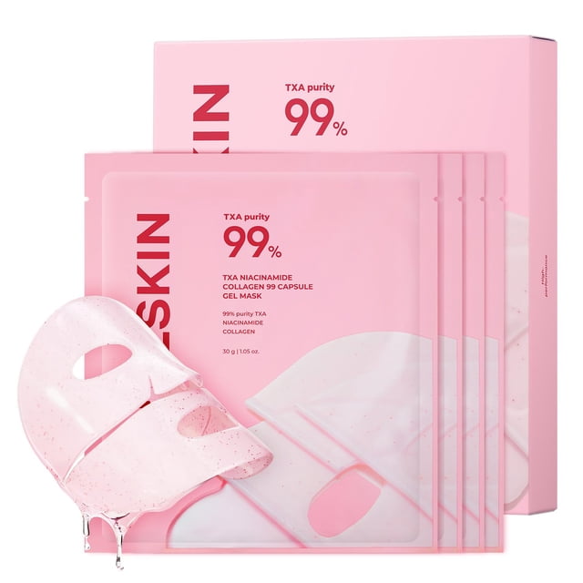 Mascarilla facial nocturna APRILSKIN TXA Pink Capsule Gel 30 ml x 4