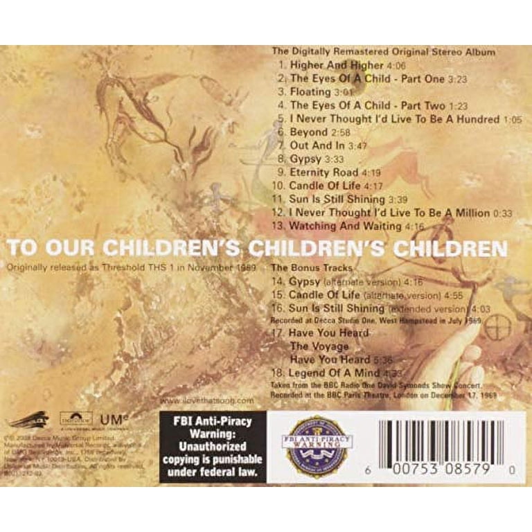 Moody Blues - To Our Children's Children's Children - Rock Music