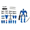thumbnail image 1 of T13 Action Figure Robot,T13 3D Printed Action Figure, Stikbot Toys with Weapon Accessories, Titan 13 Action Figure, The Ideal Gift for Holidays (Blue), 1 of 2