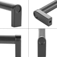 thumbnail image 2 of KOOFIZO 10 Pack Cabinet Knurled Pull - Black Furniture Handle, 5 Inch/128mm Screw Spacing, 2 of 7
