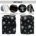 thumbnail image 4 of Cute Wallet Women Blue Girls Wallet Women's Small Wallets Flower Design Women's Travel Wallets Leather Credit Card Holder with ID Window Kawaii Cash Wallet for Women Ladies and Girls, 4 of 7