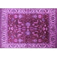 thumbnail image 1 of Ahgly Company Indoor Rectangle Oriental Purple Traditional Area Rugs, 7' x 10', 1 of 4