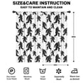 thumbnail image 2 of Blackout Kids Curtains,Bigfoot and Silhouette White Pattern Children's Insulated Curtains Set Of 2,Bedroom Essentials,Toddler Room Decor 42"x84", 2 of 5