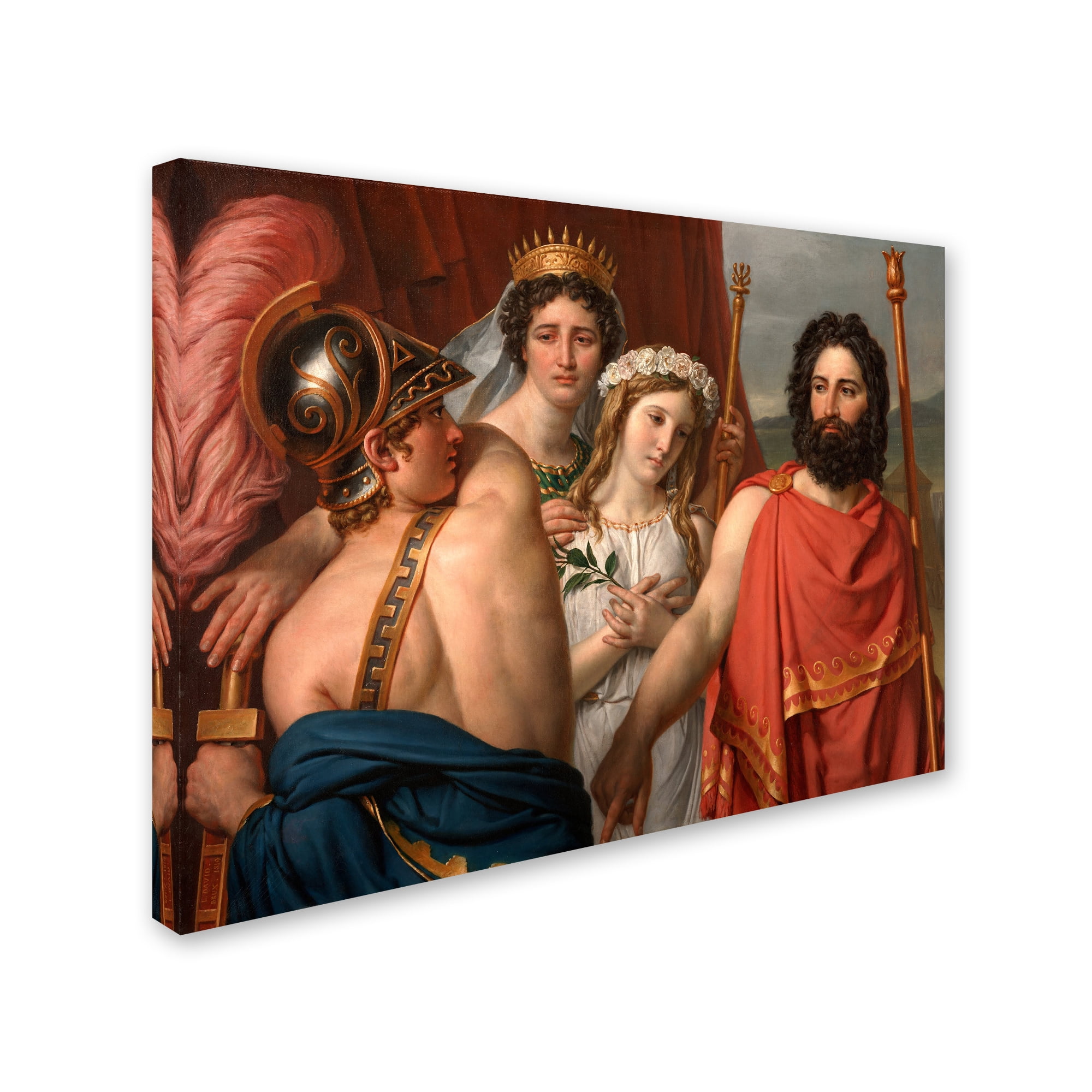 Trademark Fine Art 'The Anger Of Achilles' Canvas Art by David
