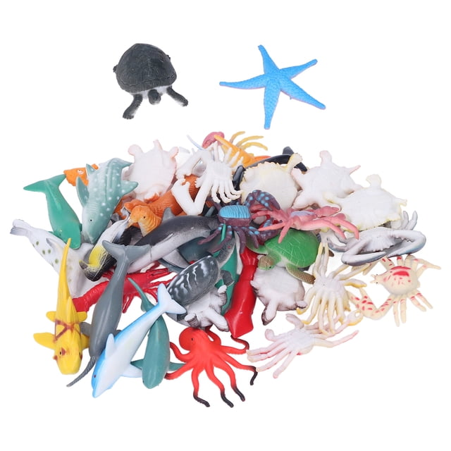Juguete modelo de animal marino modelos de animales marinos vívidos y realistas respetuoso con el medio ambiente duradero reutilizable para decoración de juguetes ANGGREK Otros