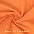 thumbnail image 2 of Super Soft 1800 Count Microfiber Flat Sheet, Durable and Anti-fading Bed Top Sheet with Hem, King, 102 x 105 Inches, Orange, 2 of 5