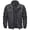Dark Gray, variant on Men's Winter Warm Fleece Lined Jacket Thicken Windbreaker Cargo Coat with 7 Pockets Casual Work Field Outwear Blcak XL