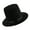 Black black ribbon, variant on Luxurious Caroler Hat Victorian Hat Mens Grooms Hat for Themed Party