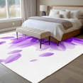 thumbnail image 4 of 5'x8' Area Rugs, Modern Purple Indoor Outdoor Area Rug for Living Room Bedroom, Gradient Floral Abstract Bohemian White Washable Bathroom Rugs Kitchen Floor Carpet Mats Home Decor Aesthetic, 4 of 8