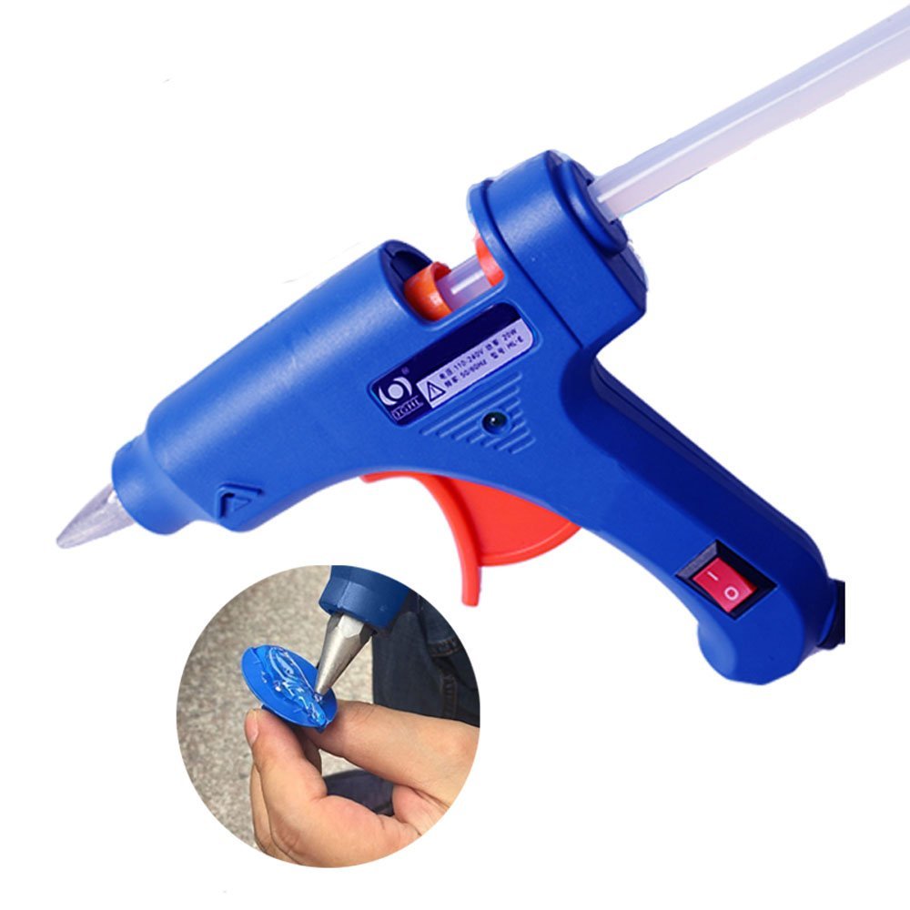 Mini Hot Glue Gun 20w Flexible Trigger High Temp Overheating