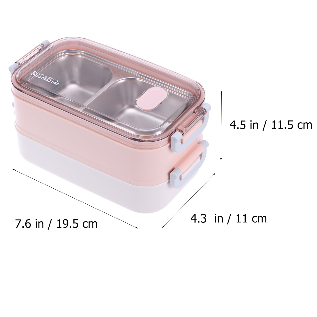 BYDOT 304 Stainless Steel Lunch Box Great Meal Prep Containers for Portion  Control 