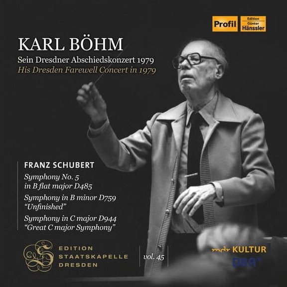 Schubert / Staatskapelle Dresden / Bohm - Staatskapelle Dresden 45 - Music & Performance - CD