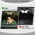 thumbnail image 5 of KUIFORTI Cute Frog Car Trunk Liner 29" x 39" All Weather Auto Trunk Protective Mat Washable Anti-Slip Vehicle Interior Protection Accessories for Most Car Models, 5 of 7